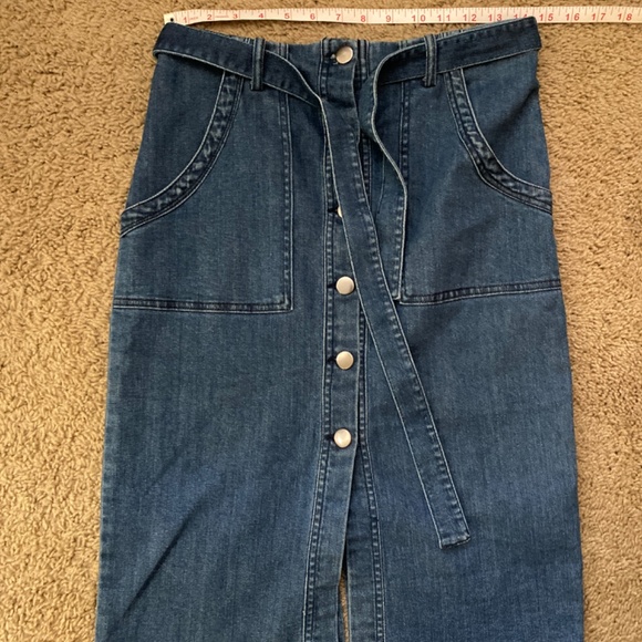 Vero Moda Denim Pencil Skirt with Buttons - Picture 5 of 6